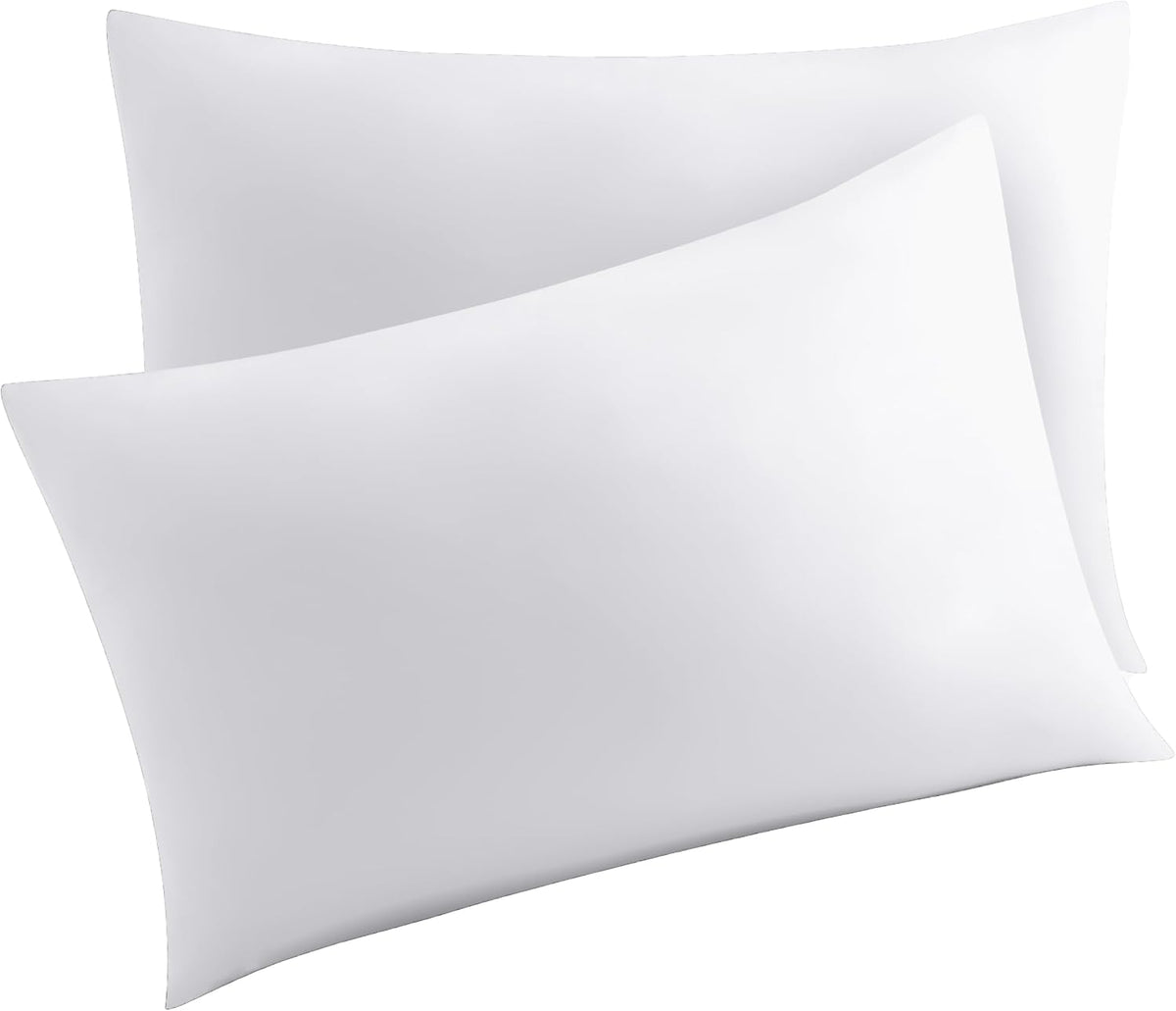 ShunjieHome 4 Pack 100% Egyptian Cotton Queen Pillow Protector with Hidden Zipper, 400 Thread Count Pillow Covers, Sateen Weave Cooling Bed…