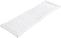 Hombys Body Pillow for Adult Extra Large Thin Stomach Sleeper Bed Pillows for Sleeping with Cotton Cover-Ultra Thin Low Profile, White…