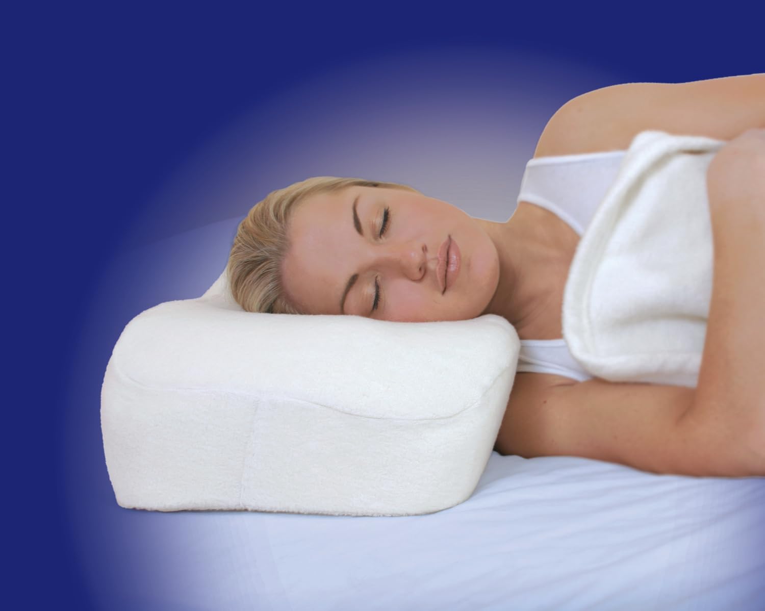 Splintek SleepRight Side Sleeping Pillow – SleepRight Memory Foam Pillow – Best Pillow for Sleeping On Your Side – 24" x 3" Standard Size
