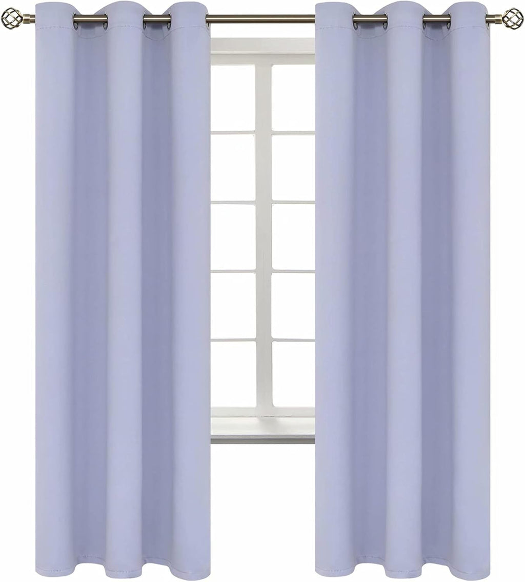 BGment Room Darkening Curtains 72 Inches Long - Grommet Thermal Insulated Drapes Window Treatment Curtains for Bedroom, 2 Panels, 42 x 72 I…