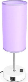 Bedside Table Lamp with USB Port - Touch Desk Lamp for Bedroom, 3 Way Dimmable Small Nightstand Lamp for Living Room, Bedroom Lamps for…