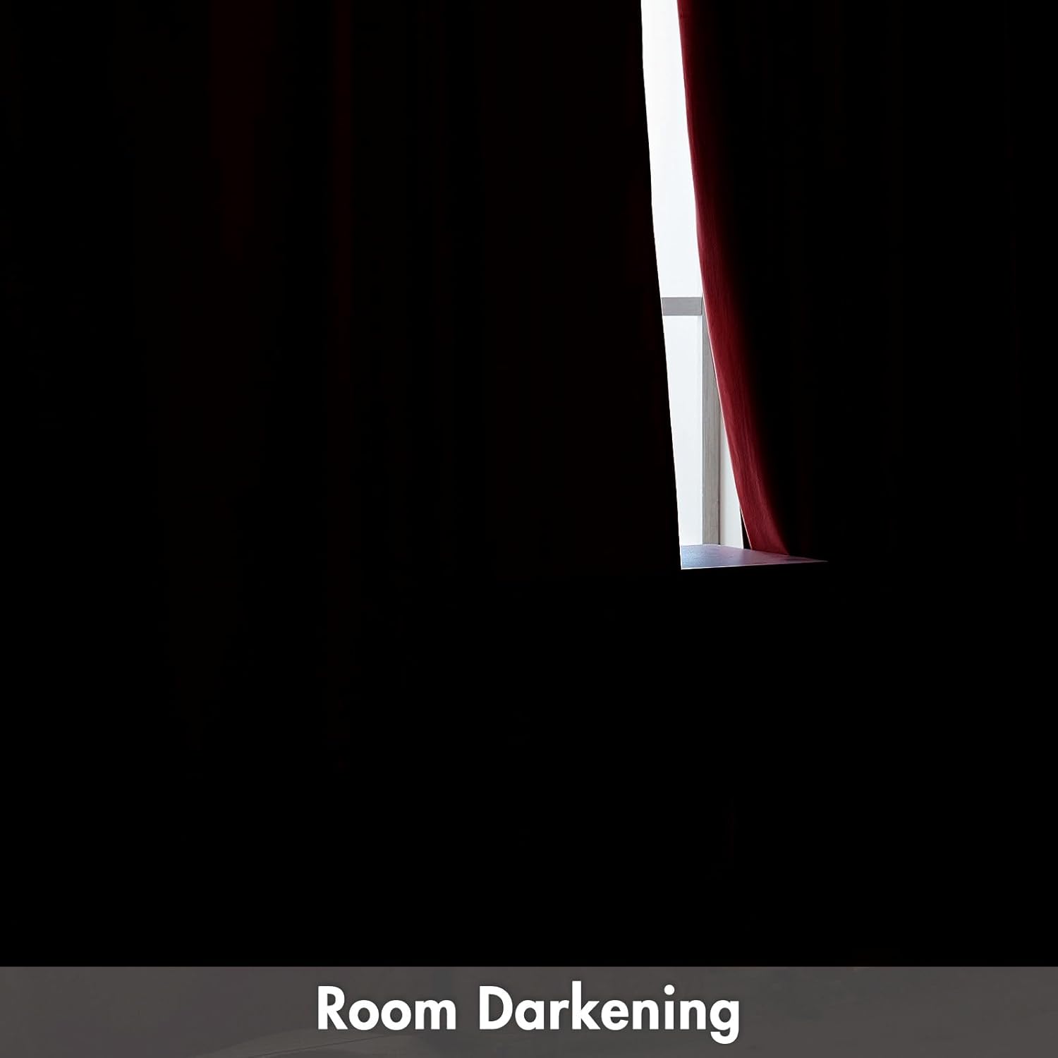 MIULEE Christmas Red Velvet Curtains Thermal Insulated Blackout Curtain Drapes for Bedroom Living Room Darkening 96 Inches Long Curtains…