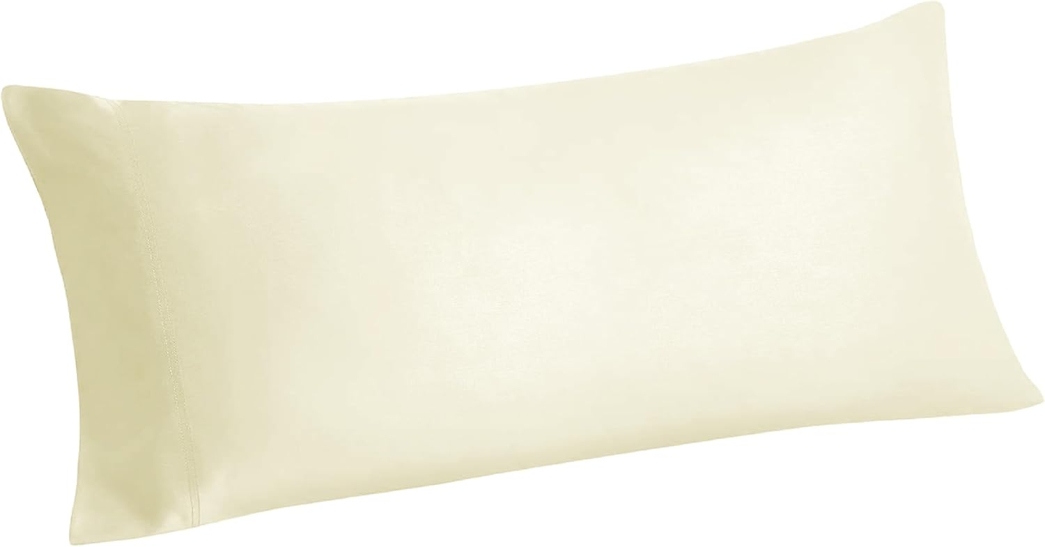 Bedelite Body Pillow Cover, Rayon Made from Bamboo, Cooling Body Pillow Pillowcase for Hot Sleepers and Night Sweats, Breathable & Silky So…