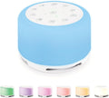 Homedics SoundSleep Aura, Sound Machine for Better Sleep, 7-Color Mood-Enhancing Light, 28 Soothing Sounds, Bluetooth Compatible…