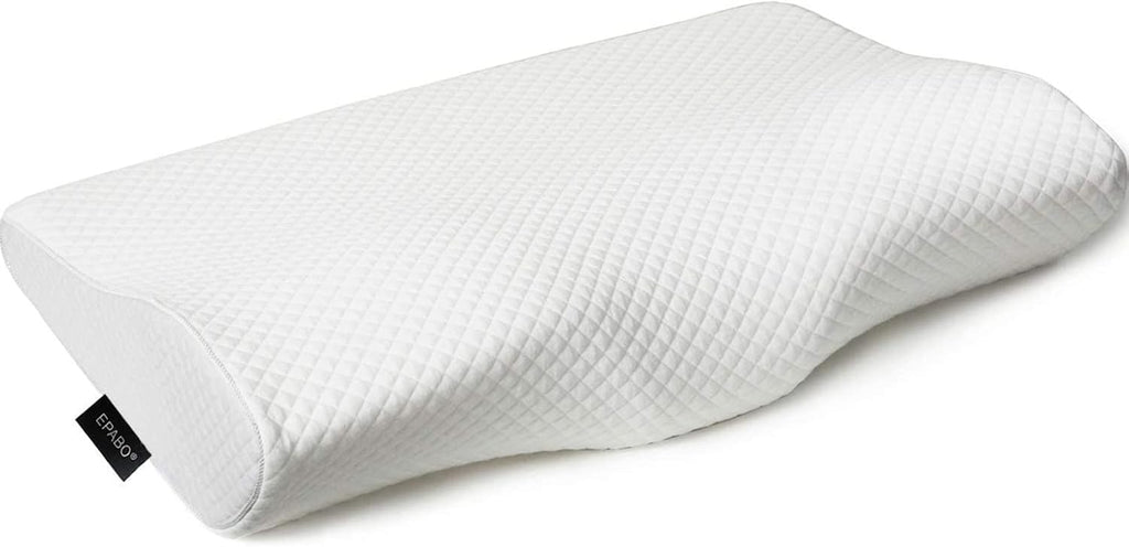 Epabo Contour Memory Foam Pillow Orthopedic Sleeping Pillows, Ergonomic Cervical Pillow for Neck Pain - for Side Sleepers, Back and Stomach…