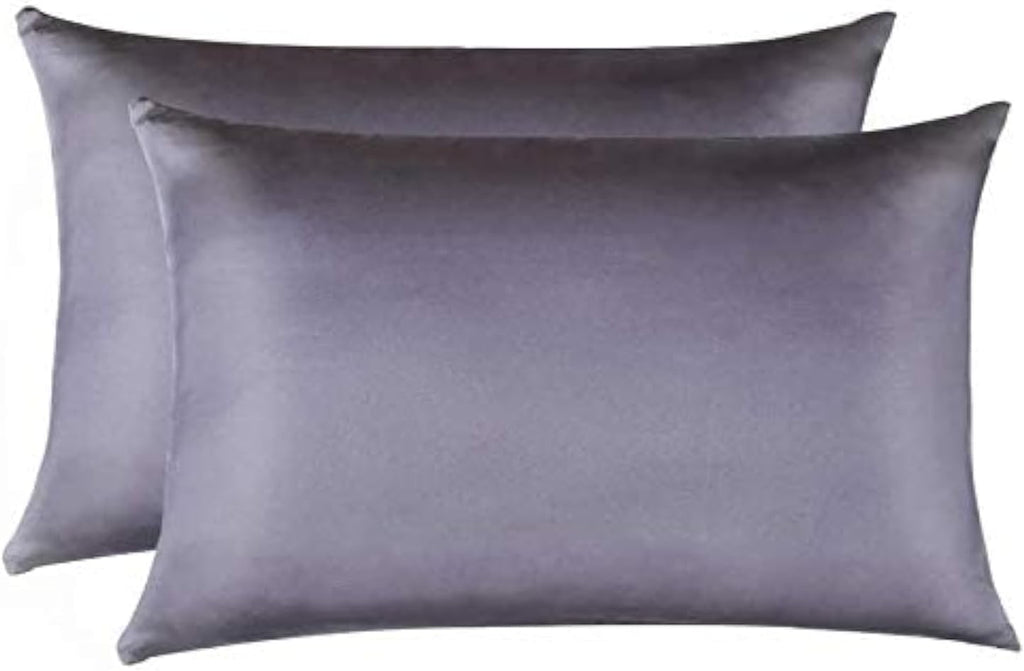 Jocoku 100% Mulberry Silk Pillowcases Set of 2 for Hair and Skin and Super Soft and Breathable Queen Size Nature Silk Pillowcases (Queen…