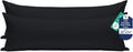 Royalelinens ROYALE LINENS Body Pillow Cover - Double Brushed 1800 Microfiber - 20"x54" with Hidden Zipper Closure - Wrinkle & Fade Resista…