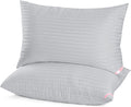 EIUE Bed Pillows for Sleeping 2 Pack Queen Size, Pillows for Side and Back Sleepers, Super Soft Down Alternative Microfiber Filled…