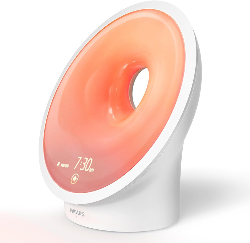 PhilipsSmartSleep Philips SmartSleep Sleep and Wake-Up Light, Simulated Sunrise and Sunset, Multiple Lights and Sounds, RelaxBreathe to Sle…