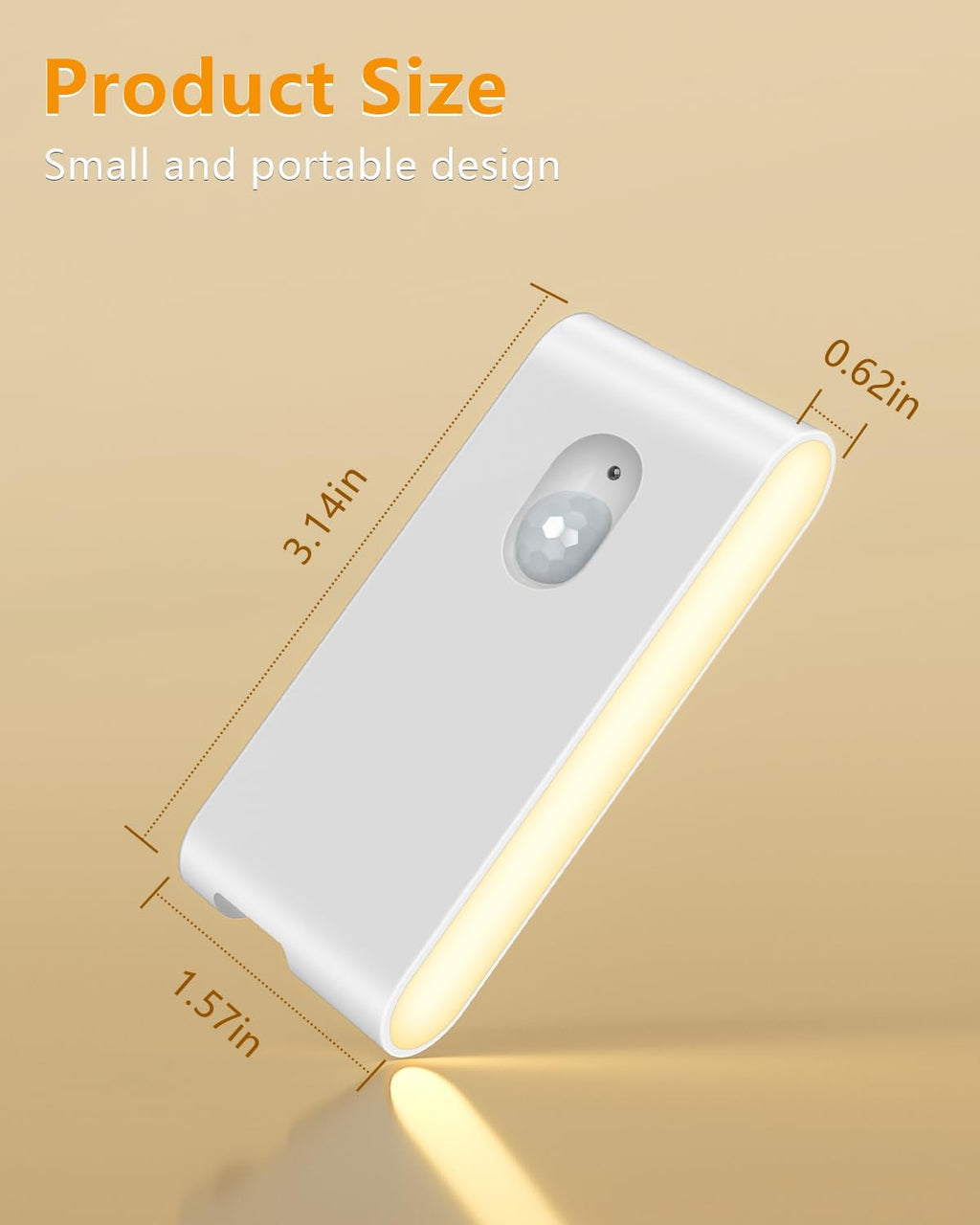 Willed Motion Sensor Night Light, RGB & Warm White Stair Lights Indoor, Rechargeable Color Changing Night Light, Wireless Motion Sensor Lig…