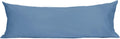 Sunflower Body Pillowcase 100% Cotton Long Pillow Cover/Case Envelope Closure 1 Pack, 20×54 inches Copen Blue, Soft and Breathable