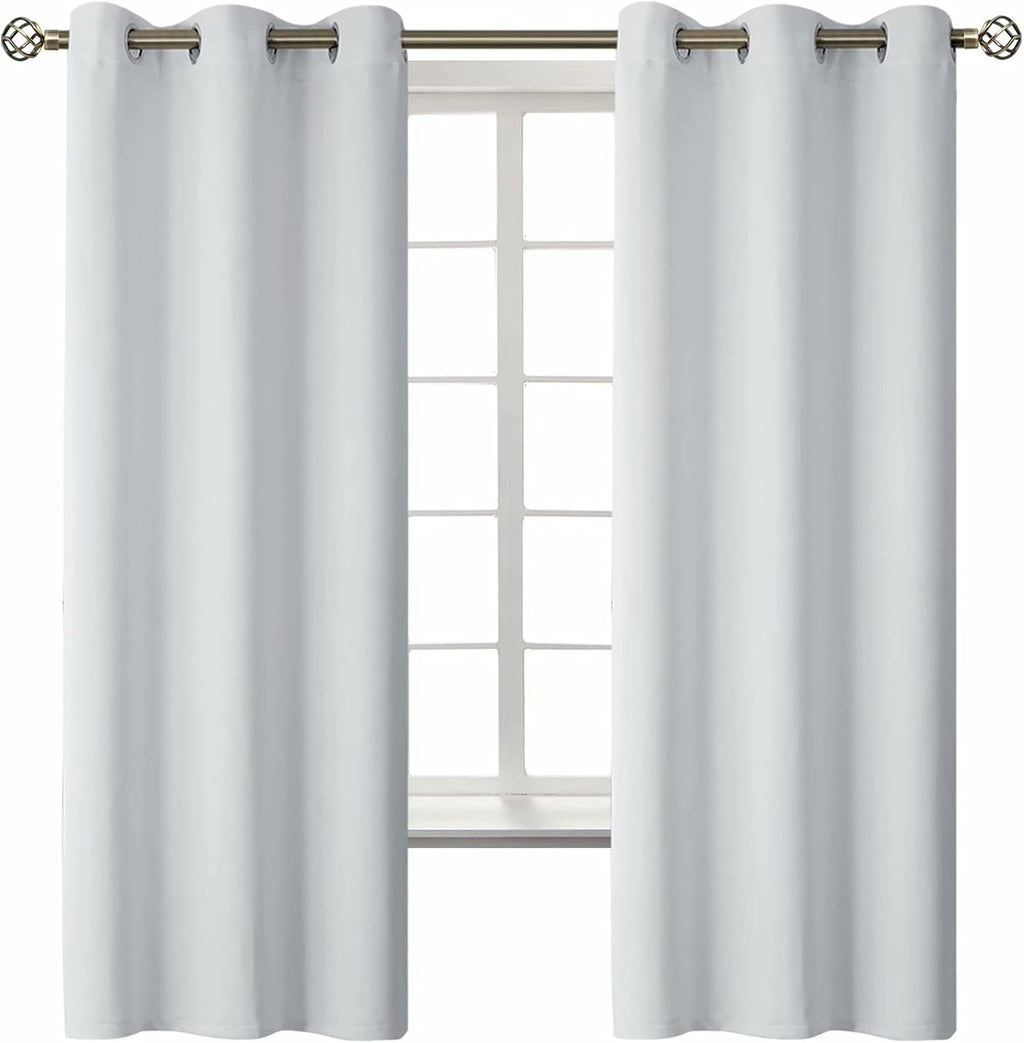 BGment Room Darkening Curtains 63 Inches Long - Grommet Thermal Insulated Drapes Window Treatment Curtains for Bedroom, 2 Panels, 42 x 63 I…