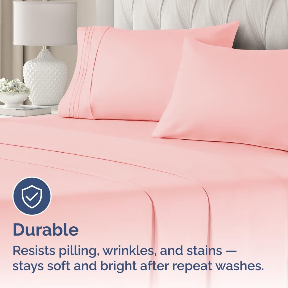 Standard Pillow Cases Set of 4 - Ultra Soft Hotel Quality Pillowcase Covers - Comfy Bedding for Women, Men, Kids & Teens - Machine…