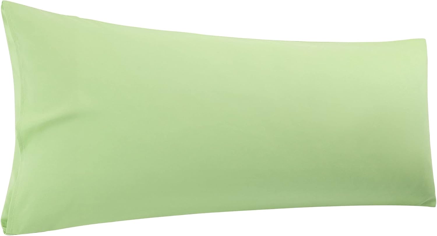 uxcell 100% Microfiber Body Pillow Cover | 1800 Thread Count Pillowcase | Soft Pillow Case with Envelope Closure | 90 GSM Ployester | No Wr…