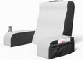 Kölbs Wedge Reading Cushion, Back Pillow for Bed Sitting Up, Cushion with Arms for TV Book Gaming Dorm Rooms, Backrest (Grey/White…