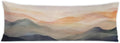 Abstract Boho Mountain Landscape 20x54 Body Pillow Cover, Boho Home Decor, Minimalist Mid Century Modern Nature Scenery Decorative Long…