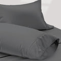 TEXAS LINEN CO. 100% Egyptian Cotton Pillow Cases King Size Set of 2 - Luxury 1200 Series Star Sleepin' Collection Sateen Pillow Covers…