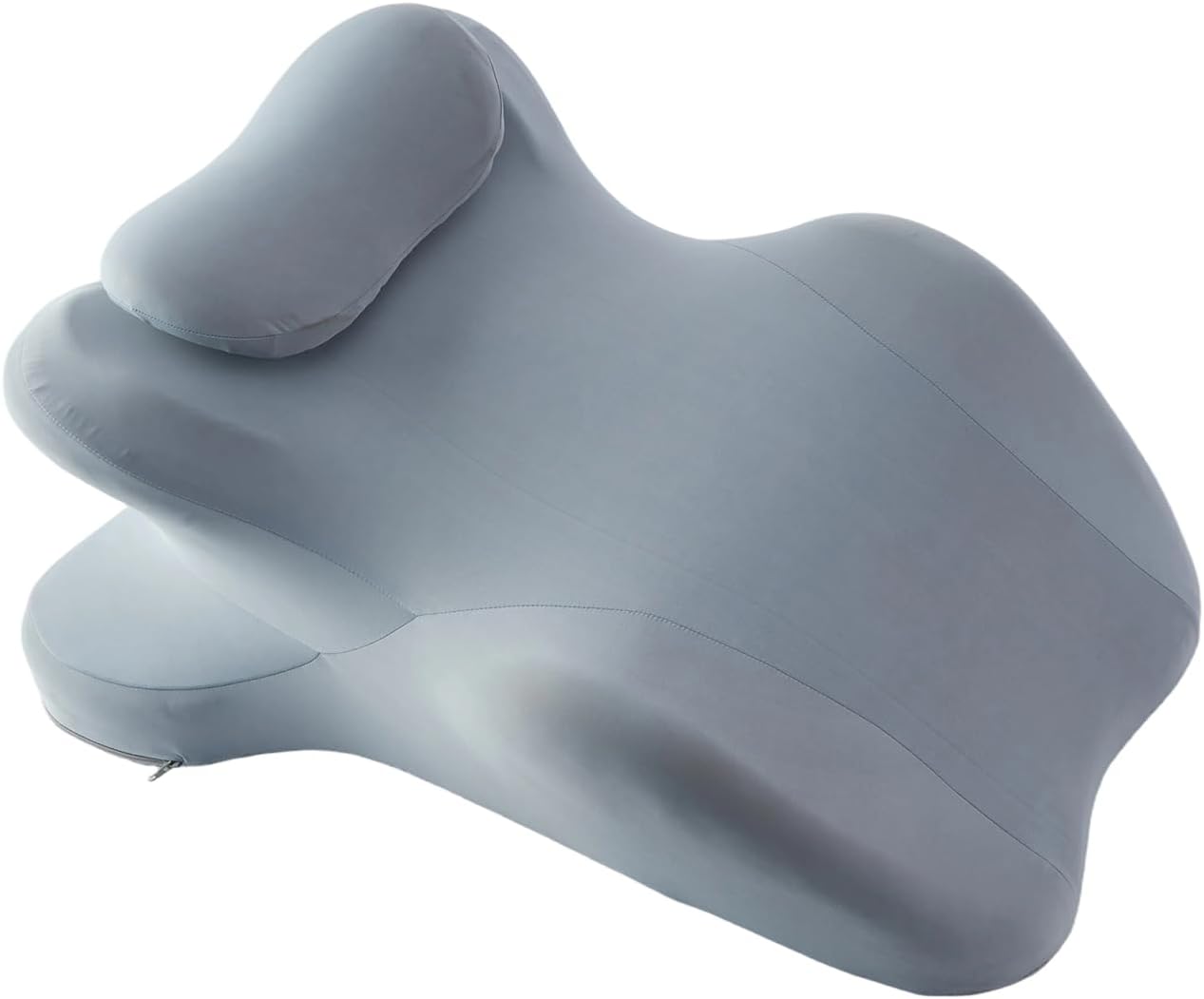 Reading Pillow for Watching tv and Reading in Bed, Ergonomic Wedge Pillow Prone Position with Support More Comfortable (Blue, One Size)