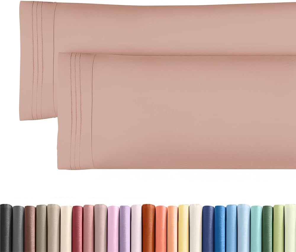Body Pillowcases Set of 2-20x54 Long Body Pillow Case - Soft Body Pillow Cover for Sleeping & Side Sleepers - Comfy, Wrinkle & Fade Free…