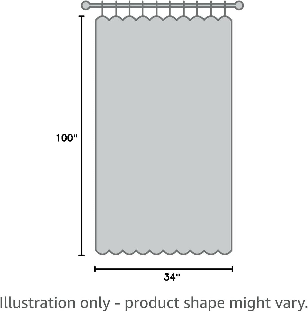 Keqiaosuocai Greyish Beige Blackout Curtains 100 Inches Long 2 Panels Back Tab Pocket Hook Belt Full Black Out Thermal Insulated Boho Windo…