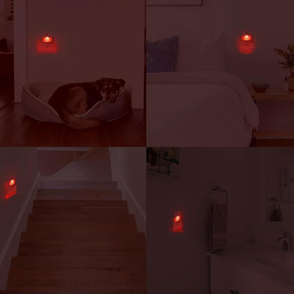 LED Night Lights Plug into Wall, Soft Night Light with Dust to Dawn Sensor, Nightlight for Travel, Kitchen, Adults…