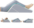 Simpledad 2PCS Leg Elevation Wedge Pillows for Sleeping, Leg Wedge Pillow After Knee Replacement Post Surgery, Leg Wedges for Elevation for…