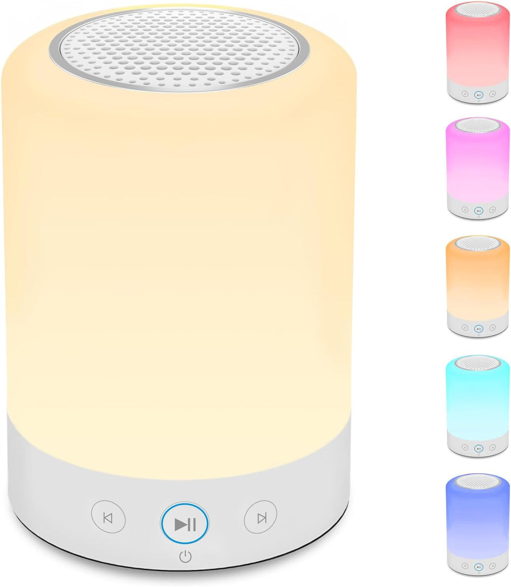 Kipcush® Night Lights, White Noise Machine – 20 Non-Looping Sleep Sounds, Rechargeable Battery, Touch Control