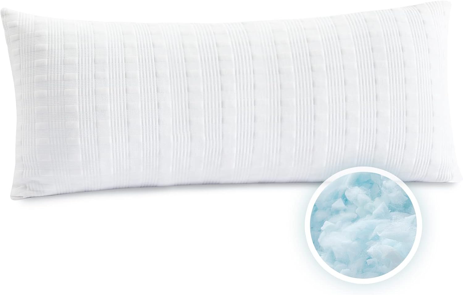 Meoflaw Cooling Pillows for Sleeping Body Size, Shredded Memory Foam Bed Pillow with Double Sided Material Pillow Case, Adjustable…