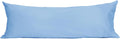 Sunflower Body Pillowcase 100% Cotton Long Pillow Cover/Case Envelope Closure 1 Pack, 20×54 inches Placid Blue, Soft and Breathable