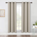 NICETOWN Modern Blackout Curtains Noise Reducing, Thermal Insulated and Privacy Room Darkening Drape Panels for Boy's Guest Room Door…