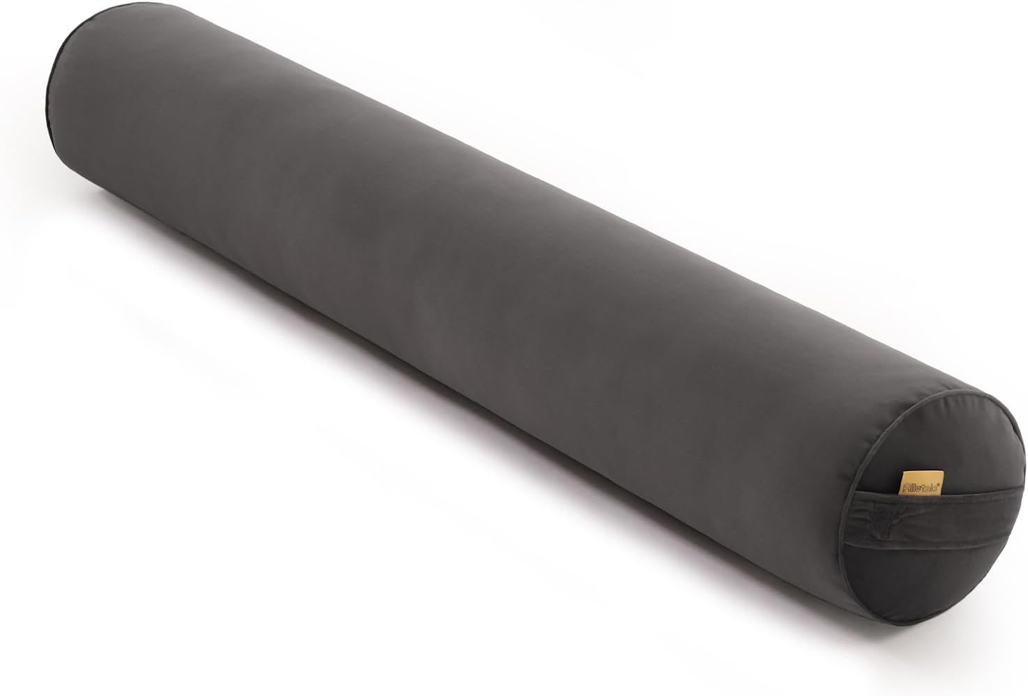 Body Pillow for Adults, Long Round Pillow, Big Cylindrical Pillow, Large Full Bolster Pillows for Side Sleepers (Steel Gray, 47.24"*7.87")