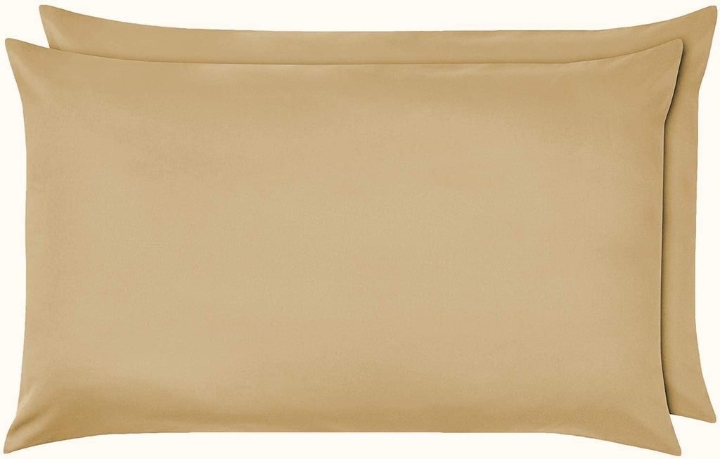 Komfit Luxury 100% Egyptian Cotton Pillowcases Queen Size Set of 2 – Ultra Soft Breathable Cooling Bed Pillow Covers with Envelope Closure,…