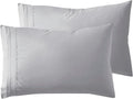Nestl Light Grey Pillow Cases Queen Size Set of 2, Soft Queen Pillow Case, 1800 Microfiber Queen Pillow Cases 2, Pillowcases Queen, Envelop…