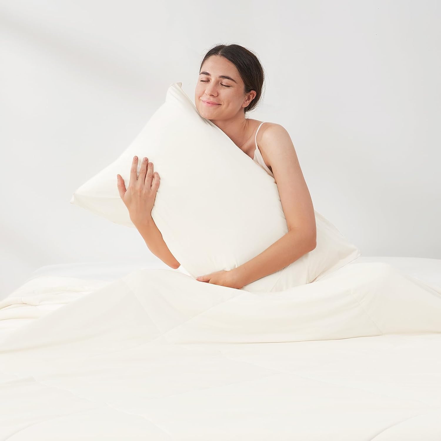 CozyBliss Cozy Bliss 2pcs Cooling Pillow Cases Set for Hot Sleepers & Night Sweats, Q-Max 0.5 Silky Wrinkle-Free Pillow Covers with Envelop…