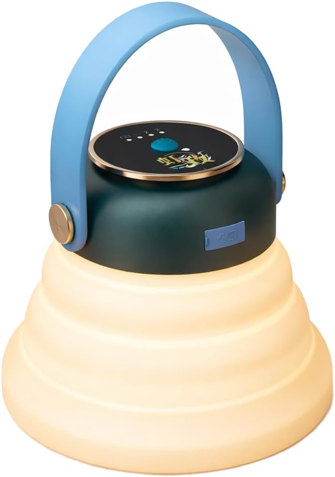 Wapentake® Baby Night Light, Featuring 12 Color Options and stepless dimming, Made of Soft Silicone, Foldable for Storage, and…