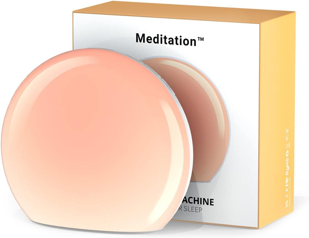 Meditation White Noise Sound Machine with 30 Soothing Sounds 12 Colors Night Light 10 Brightness Levels 32-Level Volume Control 4 Timers…