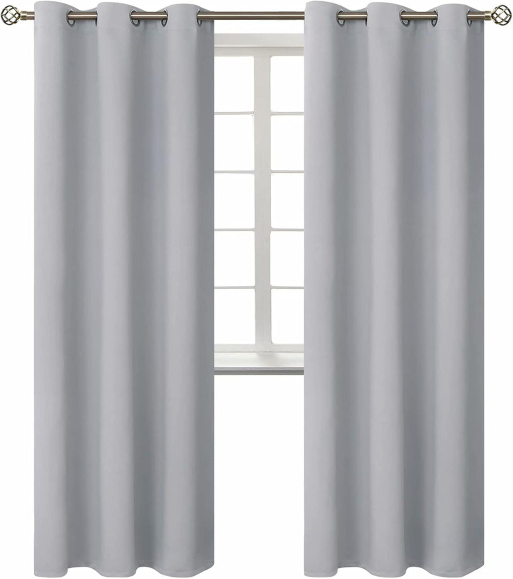 BGment Room Darkening Curtains 84 Inches Long - Grommet Thermal Insulated Drapes Window Treatment Curtains for Bedroom, 2 Panels, 42 x 84 I…