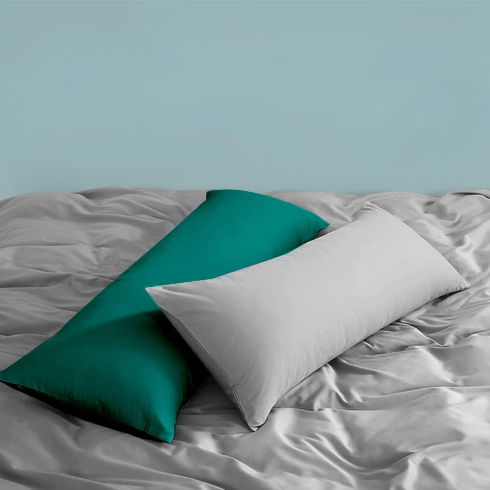FLXXIE Body Pillow Cover - Super Soft Microfiber 20x54 Body Pillow Case - Envelope Closure, Wrinkle, Stain Resistant 20x54 Long…