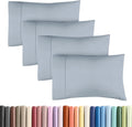 Standard Pillow Cases Set of 4 - Soft Hotel Quality Pillowcase Covers - Comfy Bedding for Women, Men, Kids & Teens - Machine Washable…