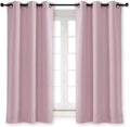 NICETOWN Room Darkening Curtain for Girl's Room Nursery Essential Thermal Insulated Solid Grommet Top Window Treatment Drape (Lavender…