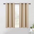 NICETOWN Room Darkening Curtain Panels for Living Room, Thermal Insulated Grommet Room Darkening Draperies/Drapes for Window (Biscotti…