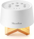 MelodySusie Rechargeable White Noise Machine for Sleep Travel & Salon with Wooden Stand, Sound Machine with 31 Soothing Sounds, Multi-Night…