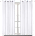 BGment Room Darkening Curtains 45 Inches Long - Grommet Thermal Insulated Drapes Window Treatment Curtains for Bedroom, 2 Panels, 52 x 45 I…