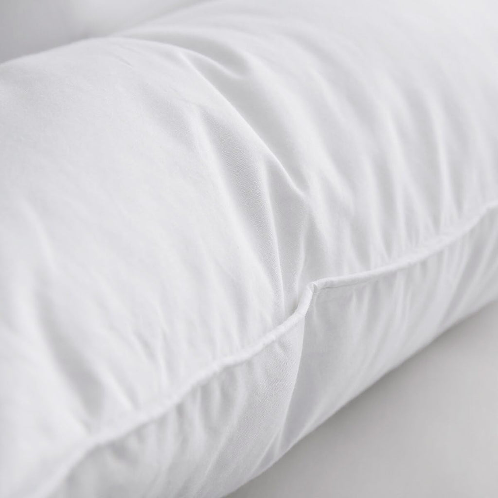Aikoful Luxury Feathers Down Pillows Standard Size Set of 2, Hotel Quality Fluffy Bed Pillows, Soft Pillows for Sleeping, Organic Cotton Co…