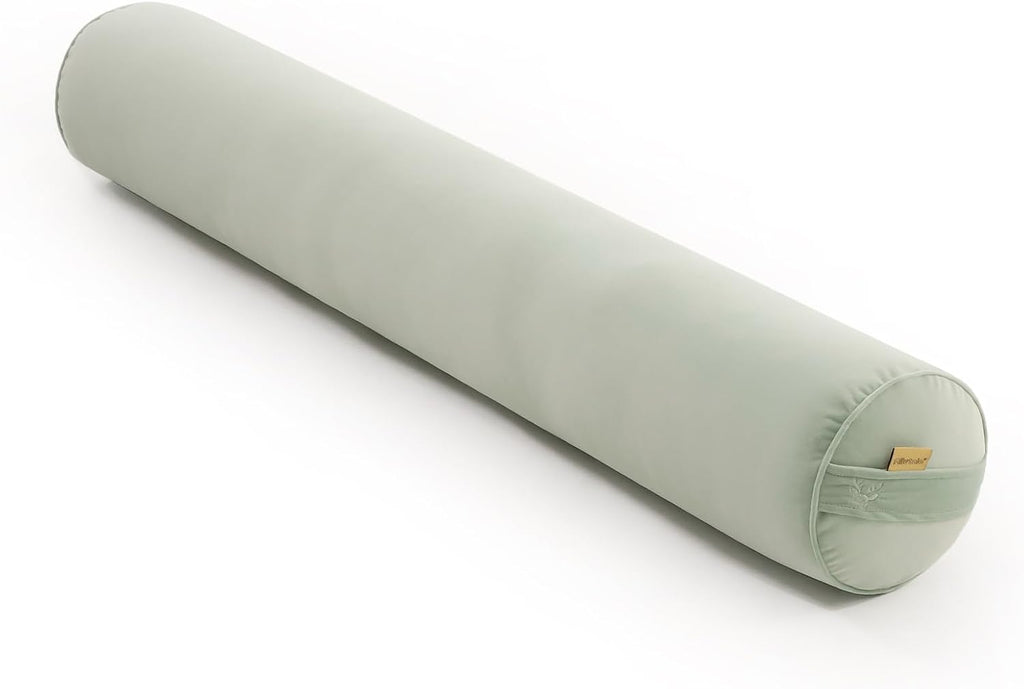 Body Pillow for Adults, Long Round Pillow, Big Cylindrical Pillow, Large Full Bolster Pillows for Side Sleepers (Celadon Green, 47.24"*7.87")