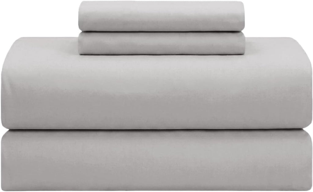 Featherstitchnewyork Feather & Stitch Softest 100% Cotton Sheets, 300 Thread Count Percale Weave Bedding, 16" Deep Pocket, Cooling Sheets,…