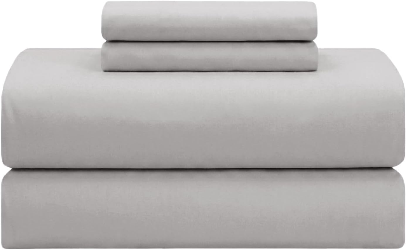 Featherstitchnewyork Feather & Stitch Softest 100% Cotton Sheets, 300 Thread Count Percale Weave Bedding, 16" Deep Pocket, Cooling Sheets,…