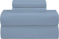 Royalelinens ROYALE LINENS 300 Thread Count Cotton Sateen Sheet Set - 4 Piece Twin Bed Sheets - 1 Fitted, 1 Flat & 2 Pillow Cases - Soft Co…