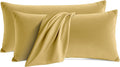 QJFabricCO Q&J Fabric Co. Bedding Pillow Cases King Size Set of 2 –Wrinkle, Fade Resistant, Soft Brushed Microfiber Pillow Cover–Envelope Pil…
