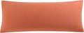 uxcell Soft Microfiber Body Pillow Cover with Zipper Closure, Long Pillow Cases for Body Pillows Weave for 90 GSM Polyester, Orange Body (2…